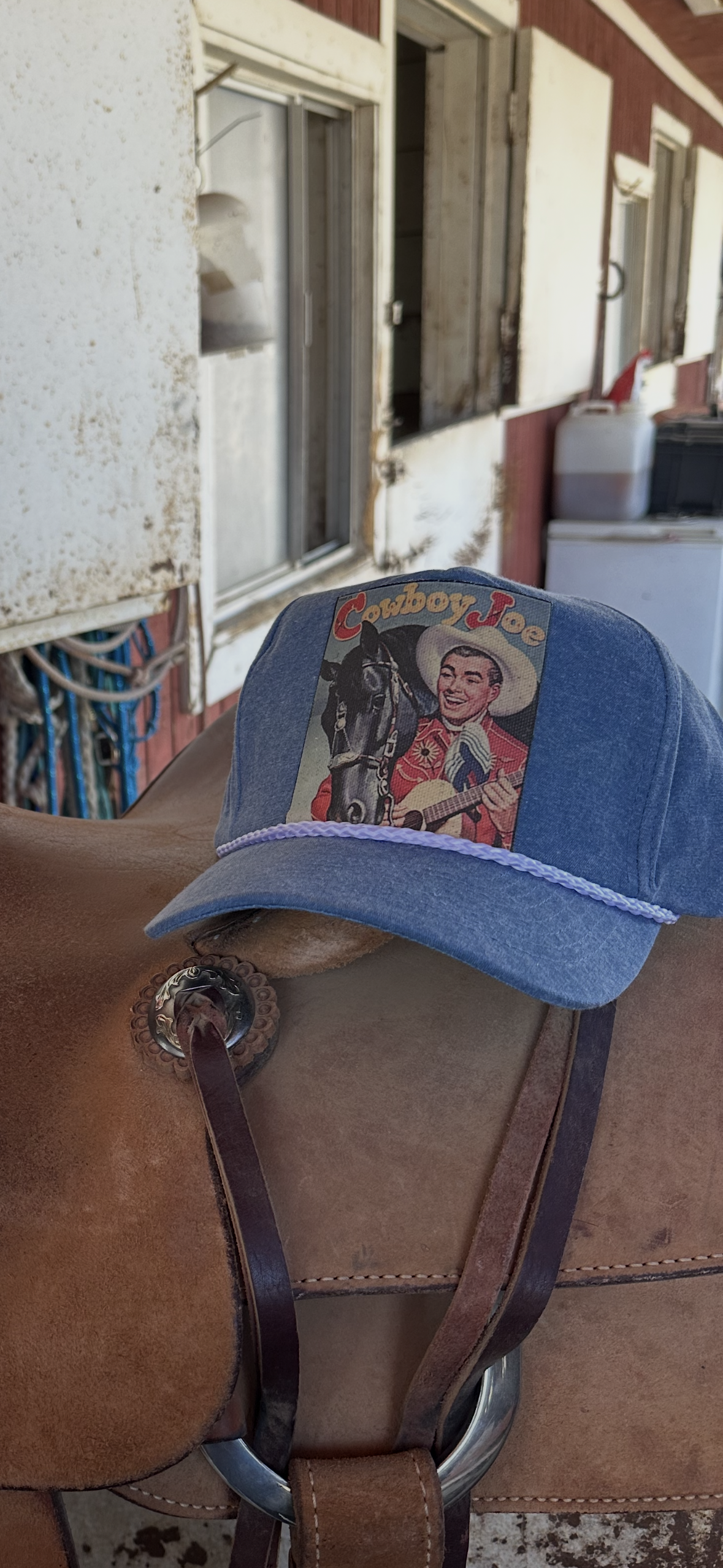 Denim Cowboy Joe Trucker Hat