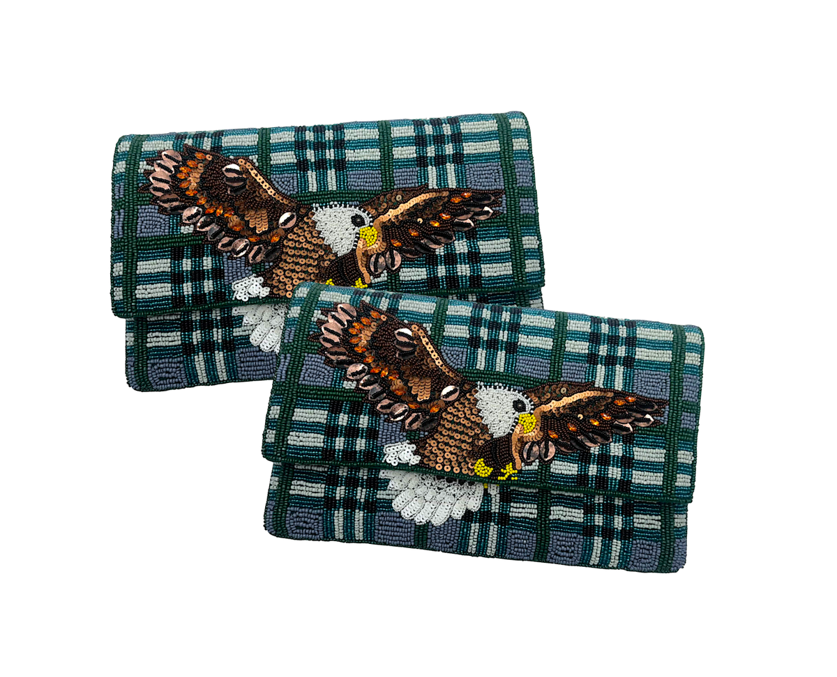 Philadelphia Eagles Football Game Day Clutch Crossbody Bag