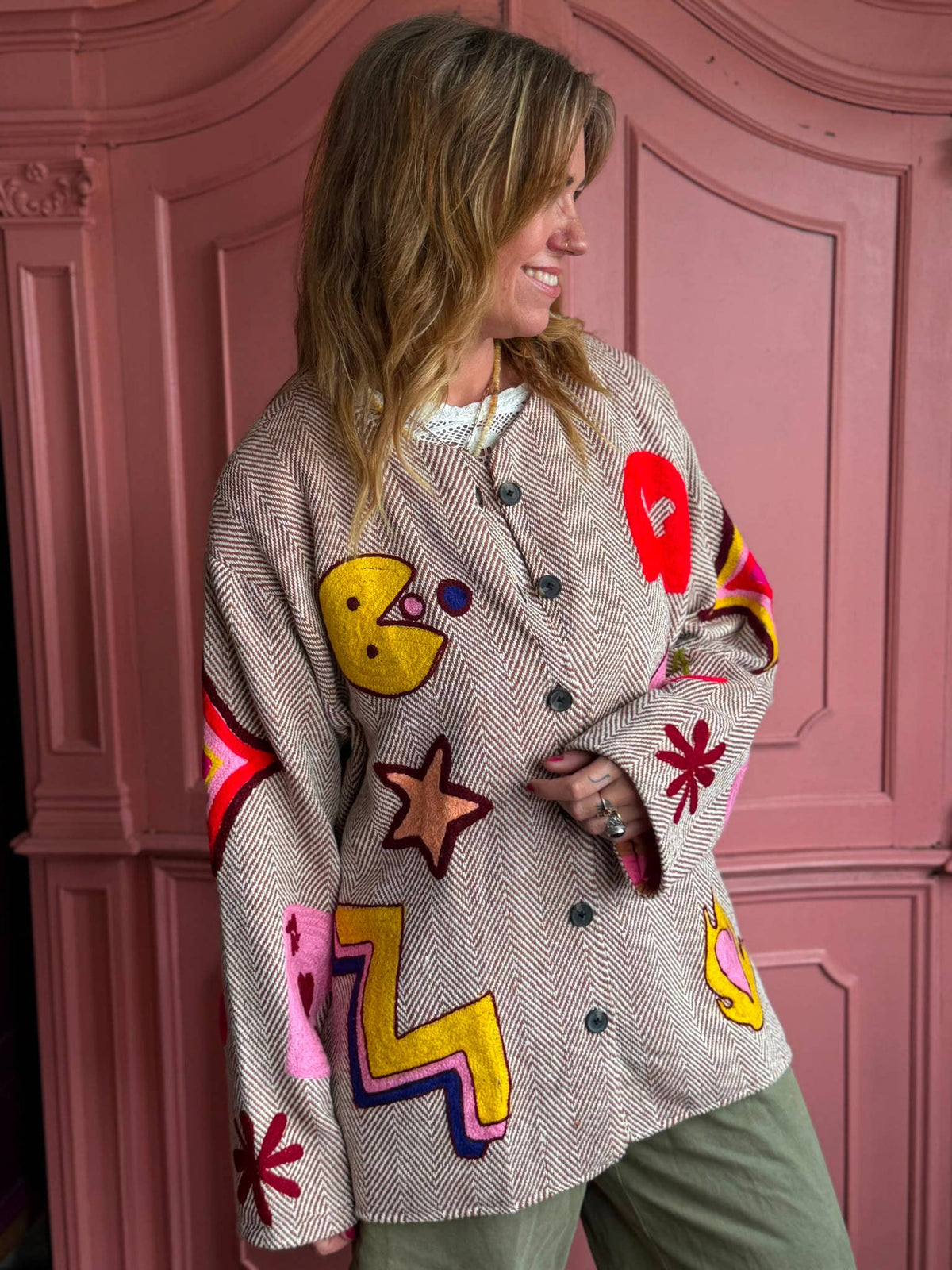 TOUT Tweed Jacket Pacman