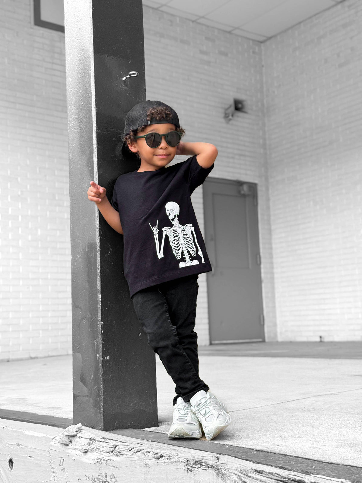 Rocker Skelly | Boys Halloween Tee