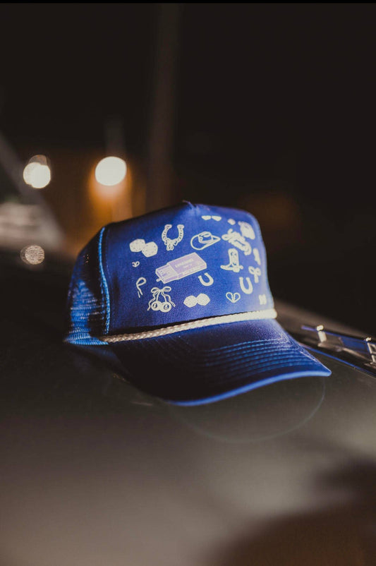 Blue Charm Trucker Hat 