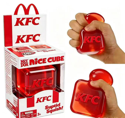 Novelty Ice Cube TPR Sensory Squeeze Toy