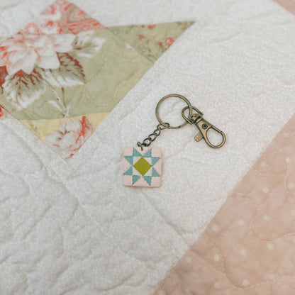 Quilted Style Keychains