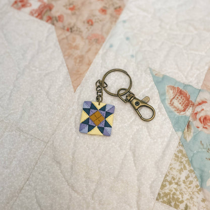 Quilted Style Keychains