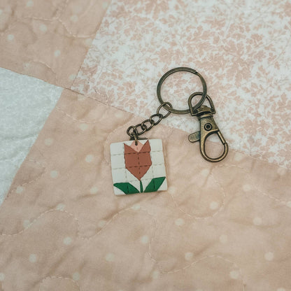 Quilted Style Keychains