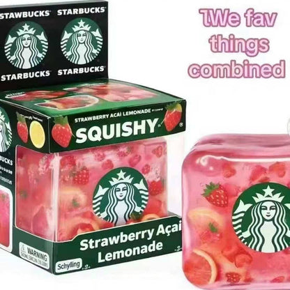 Novelty Ice Cube TPR Sensory Squeeze Toy