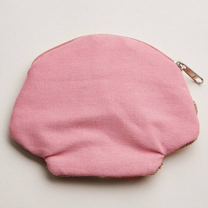 Seashell Beaded Coin Purse | Pearl Accent