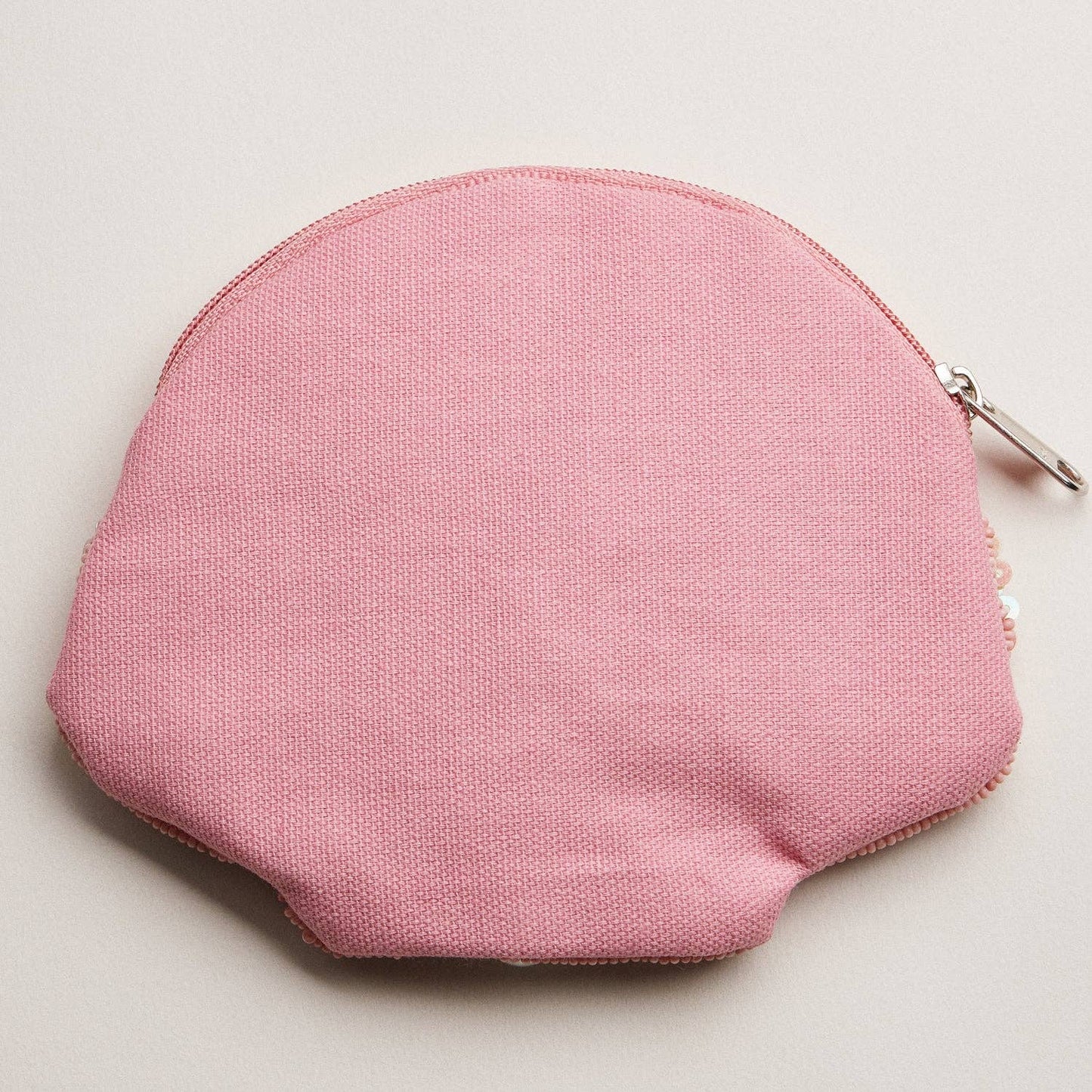 Seashell Beaded Coin Purse | Pearl Accent