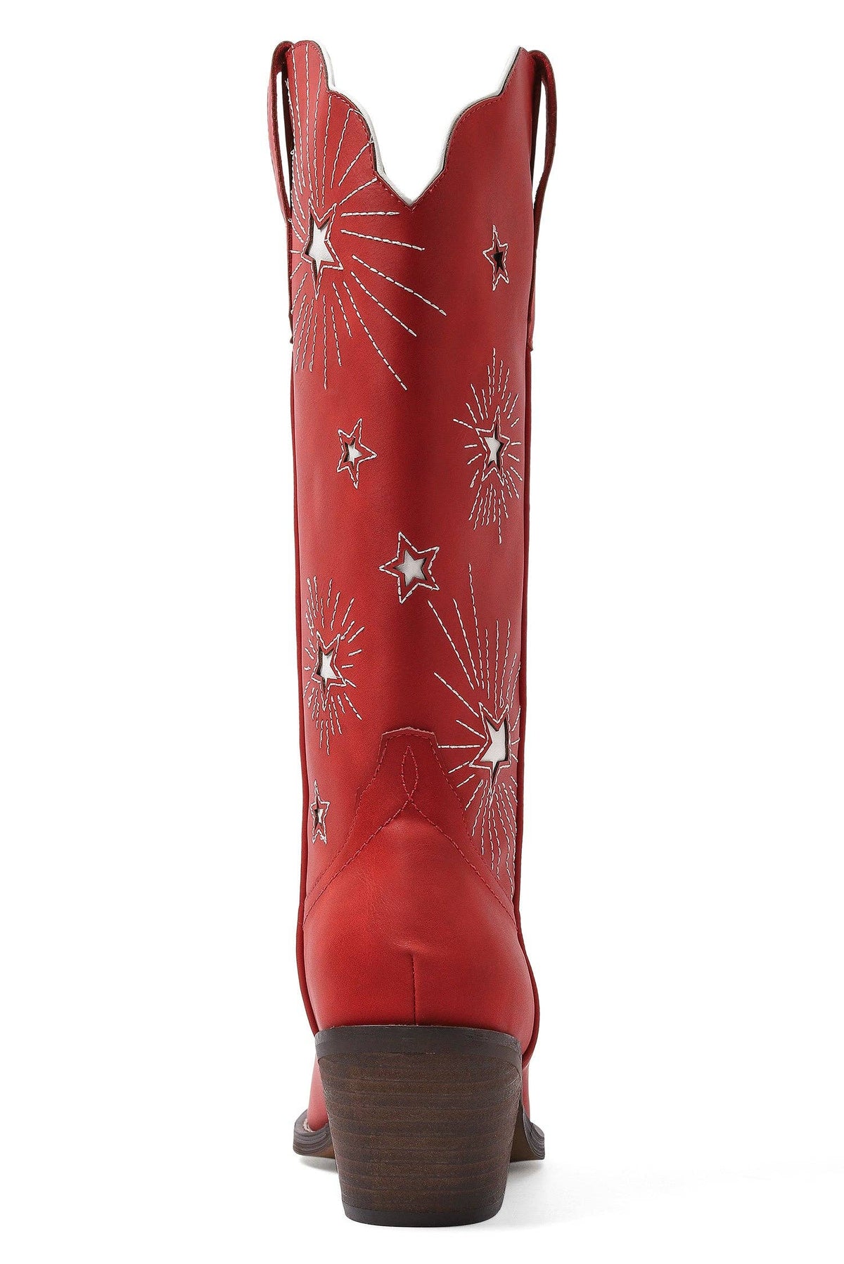 Red Radiant Star Western Boots