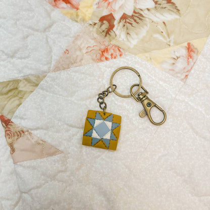 Quilted Style Keychains