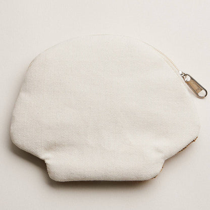Seashell Beaded Coin Purse | Pearl Accent