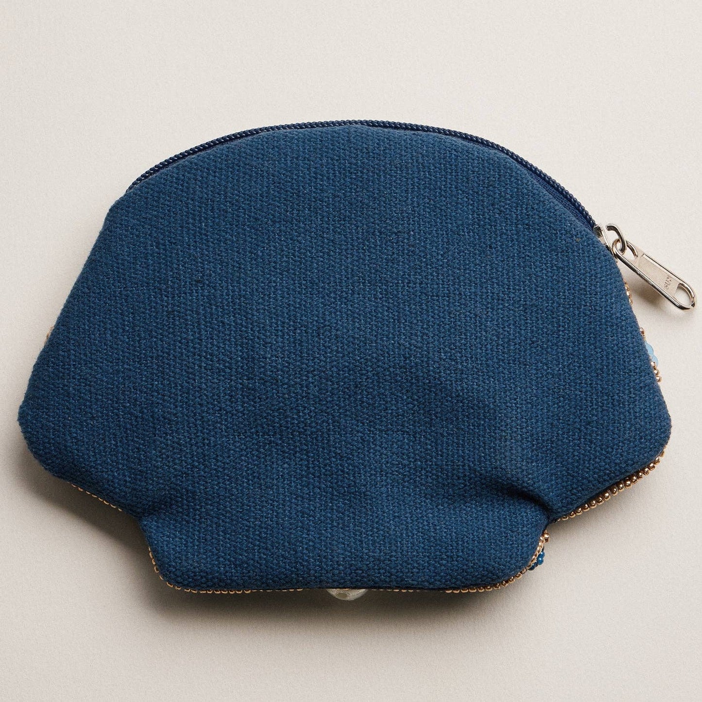 Seashell Beaded Coin Purse | Pearl Accent