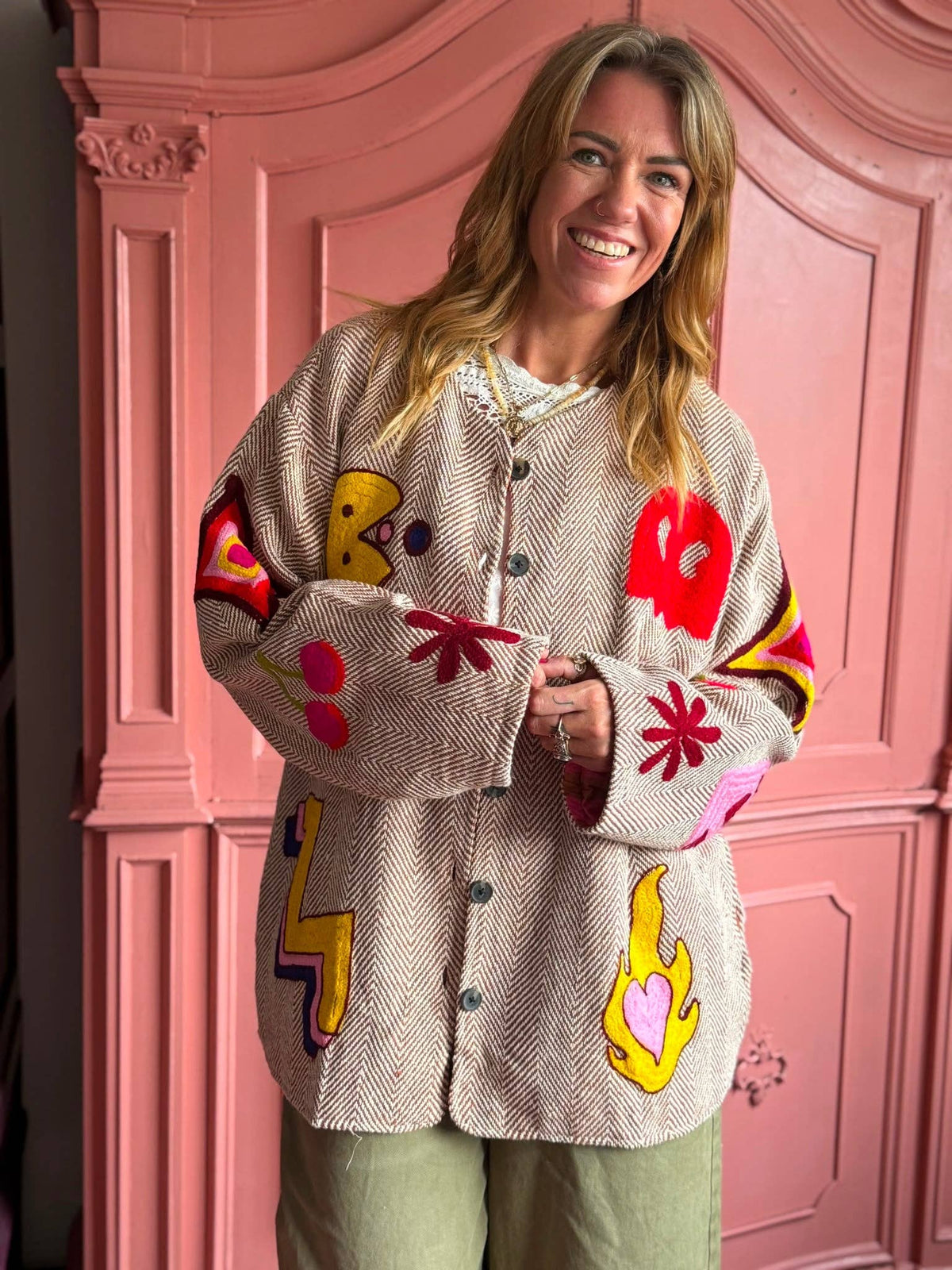 TOUT Tweed Jacket Pacman