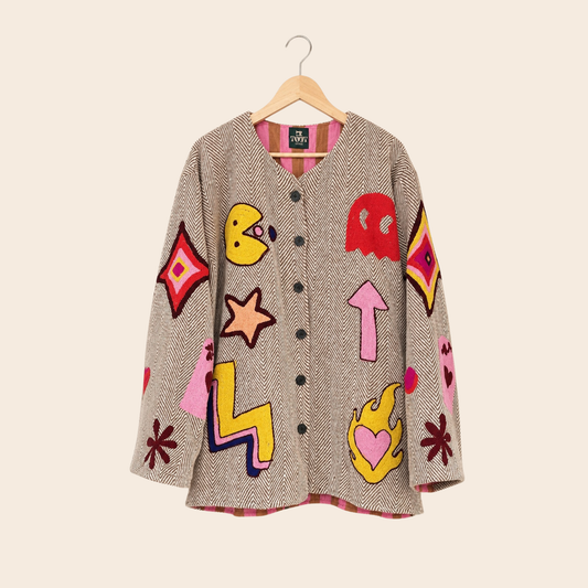 TOUT Tweed Jacket Pacman