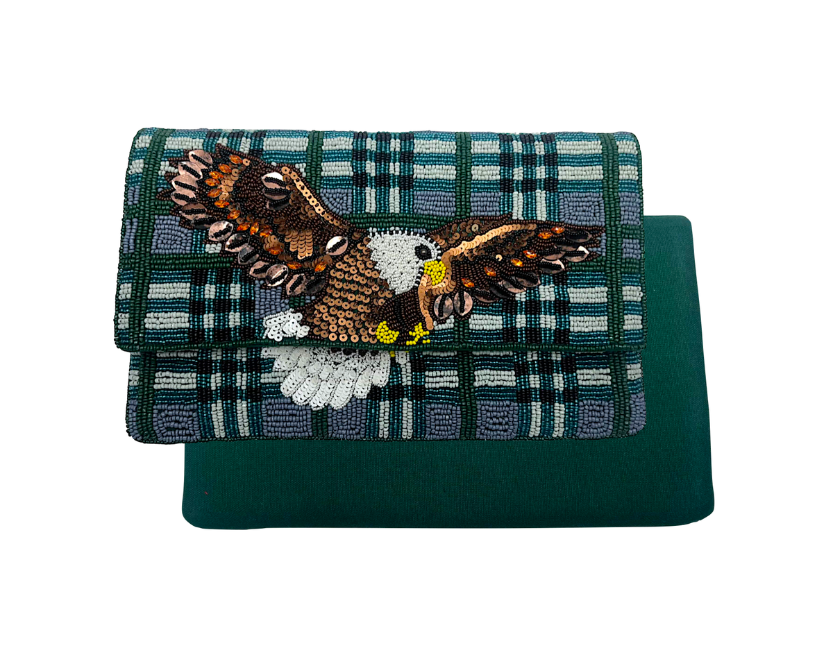 Philadelphia Eagles Football Game Day Clutch Crossbody Bag